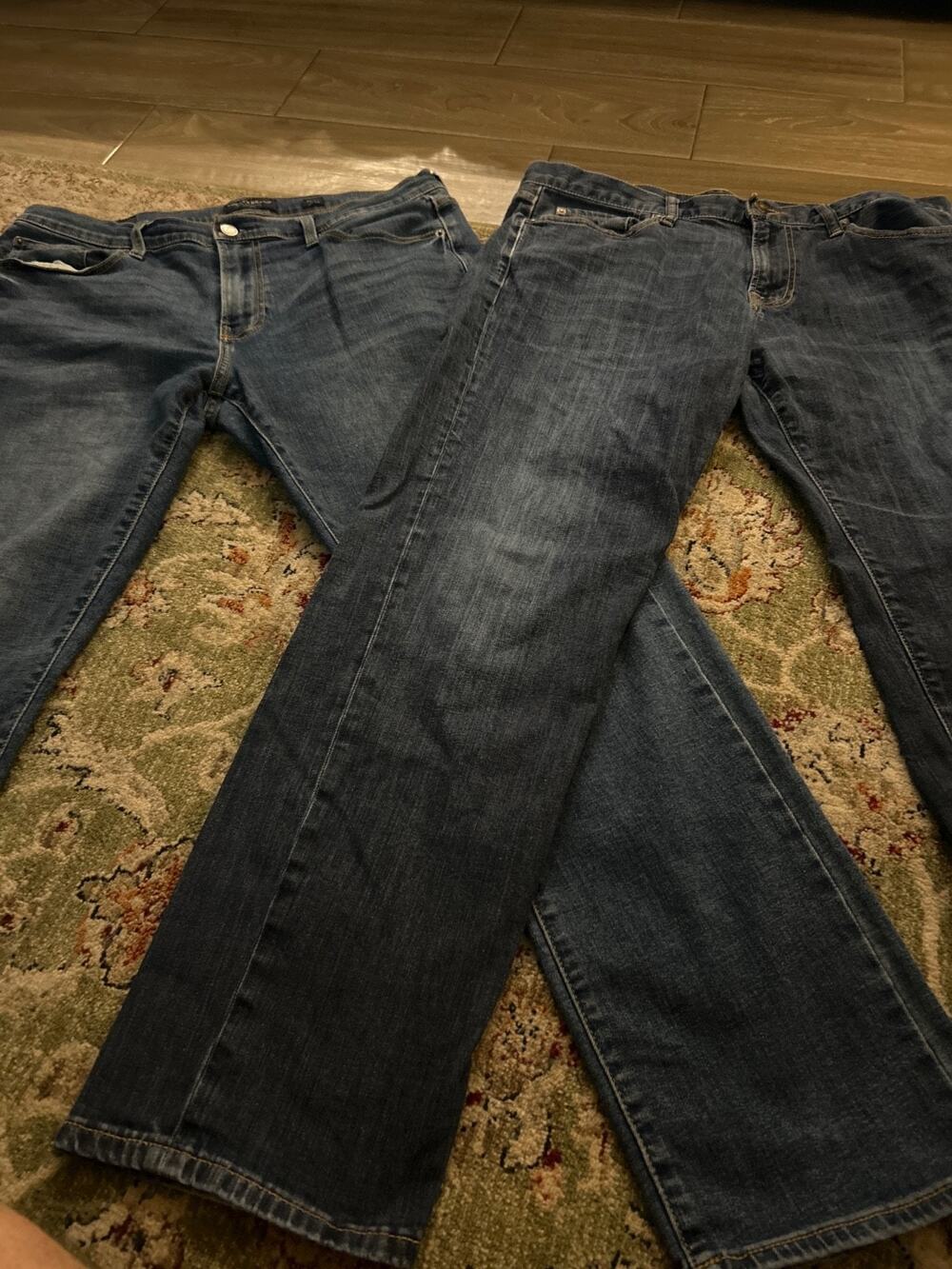 Two Pairs of Lucky Brand Jeans 34x30
